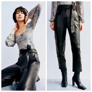 Wilfred Full moon, high vegan black leather.  Size 10